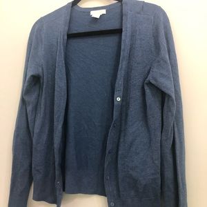 Blue cardigan